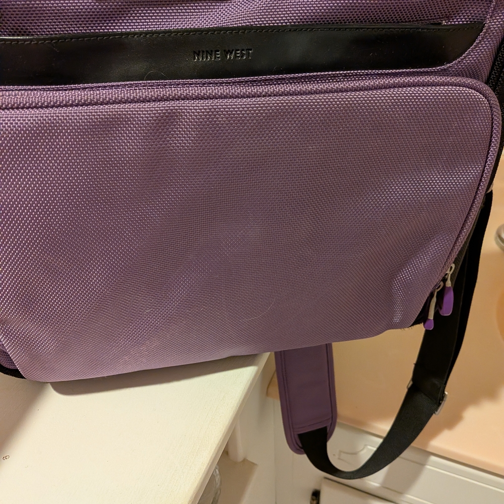 Nine West Purple briefcase /Backpack